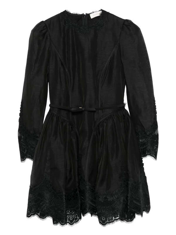Zimmermann Hypnotic Lace Trim Mini Dress | Garmentory Zimmermann Hypnotic Lace Trim Mini Dress | Garmentory