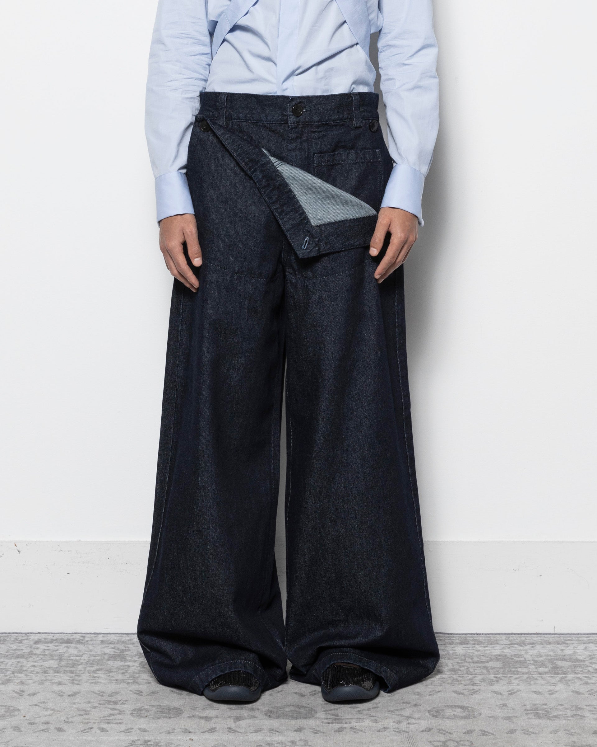 Dries Van Noten Pennines Denim Pants | Garmentory