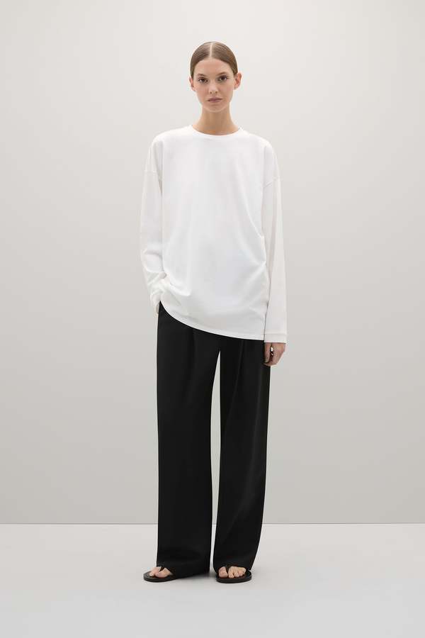 A. Emery The Orchid Long Sleeve T-Shirt - Parchment A. Emery The Orchid Long Sleeve T-Shirt - Parchment