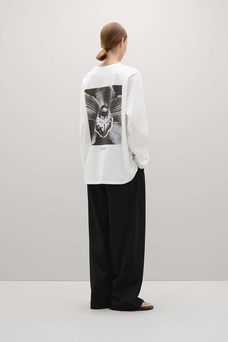 A. Emery The Orchid Long Sleeve T-Shirt - Parchment