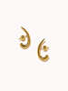 Panconesi Spada Earrings - 18k Gold/Brass - Thumbnail 3
