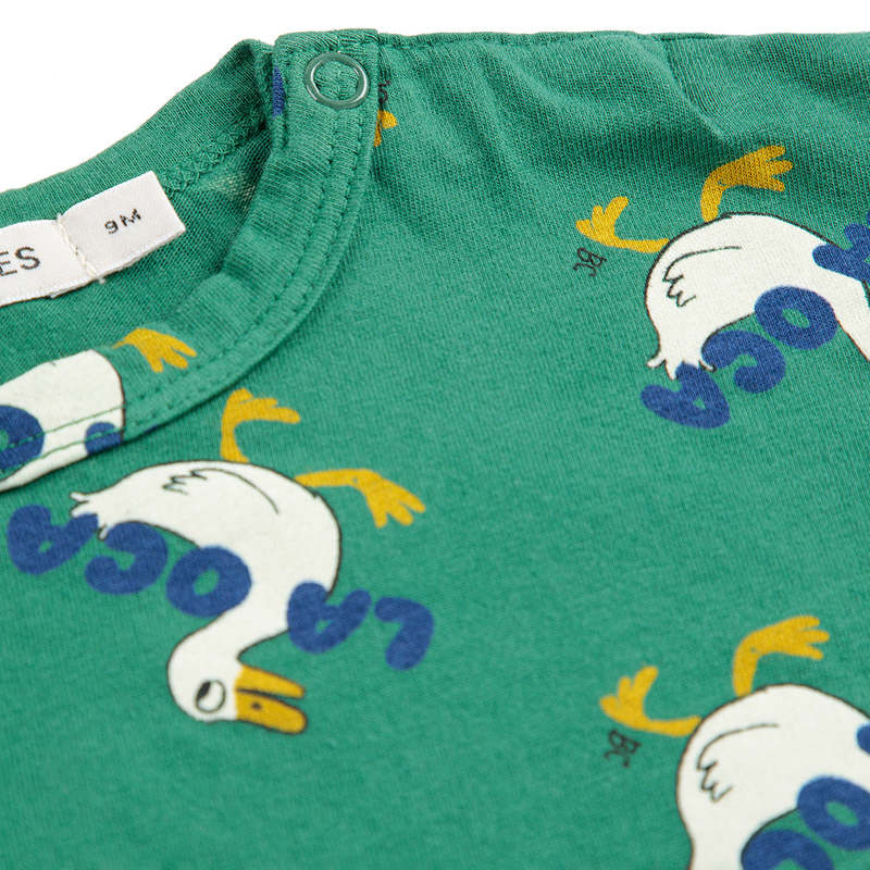 KIDS Bobo Choses La Oca All Over T-shirt - Green