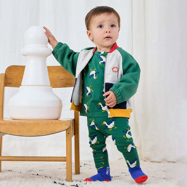 KIDS Bobo Choses La Oca All Over T-shirt - Green
