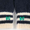KIDS Bobo Choses Child Knit Gloves - Navy Blue - Thumbnail 2