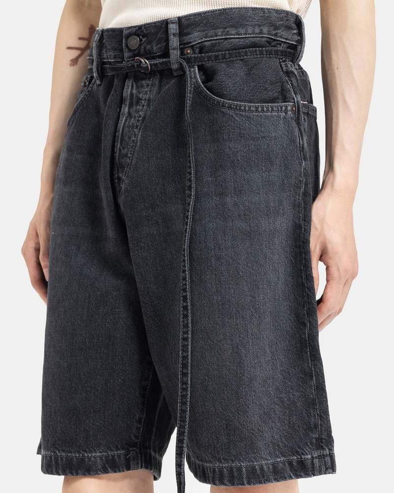 パンツ Acne Studios LOOSE FIT SHORTS 44 Loose Fit Denim Shorts in Black – SVRN