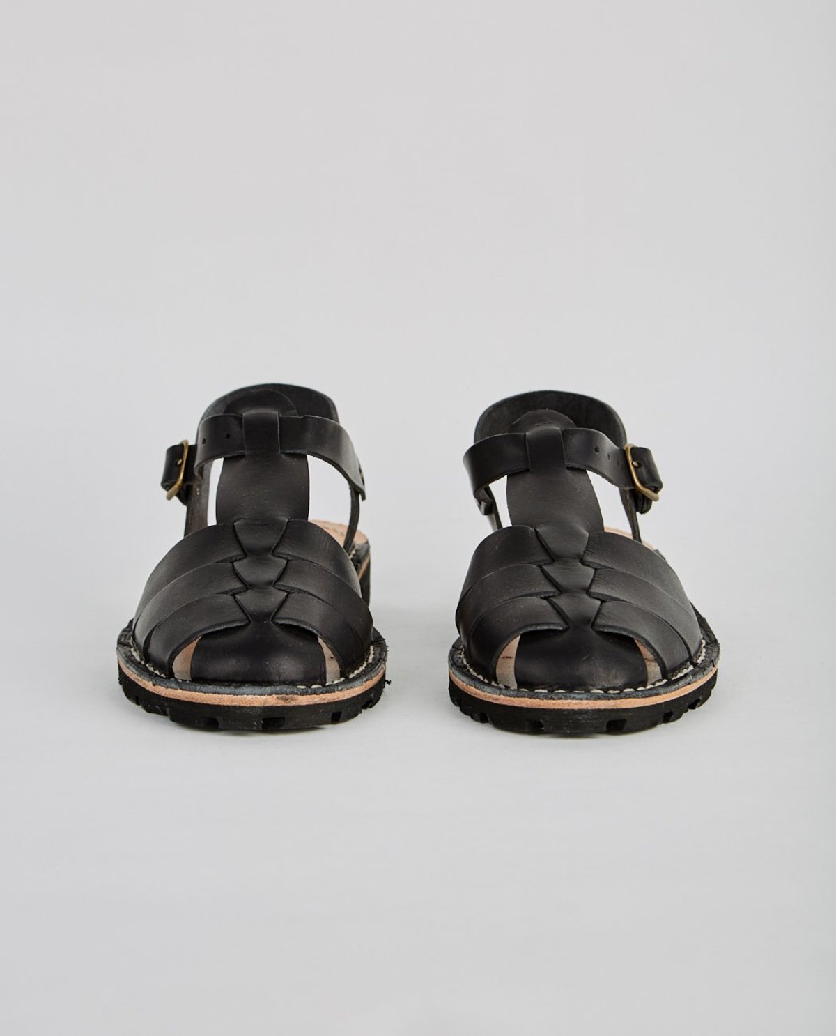 Steve Mono VEGETABLE TANNED CALFSKIN GLUCA SANDAL - Image 4 of 8