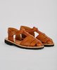 Steve Mono VEGETABLE TANNED CALFSKIN GLUCA SANDAL - Thumbnail 5