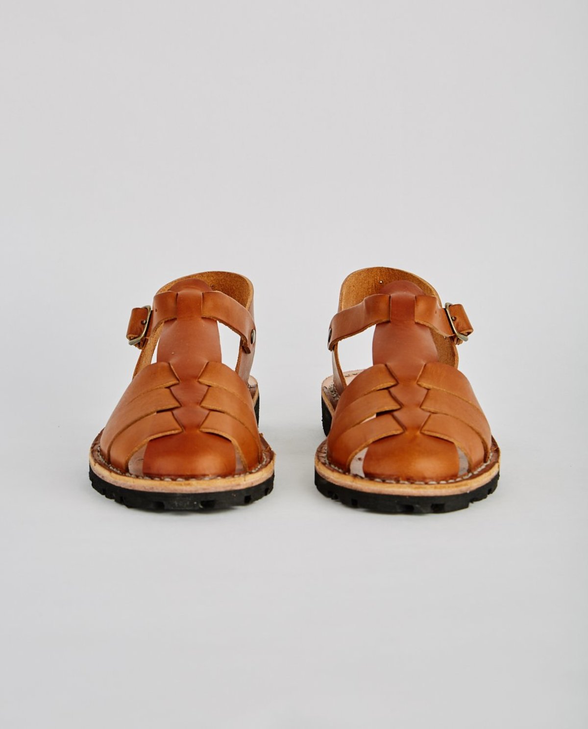 Steve Mono VEGETABLE TANNED CALFSKIN GLUCA SANDAL - Image 8 of 8