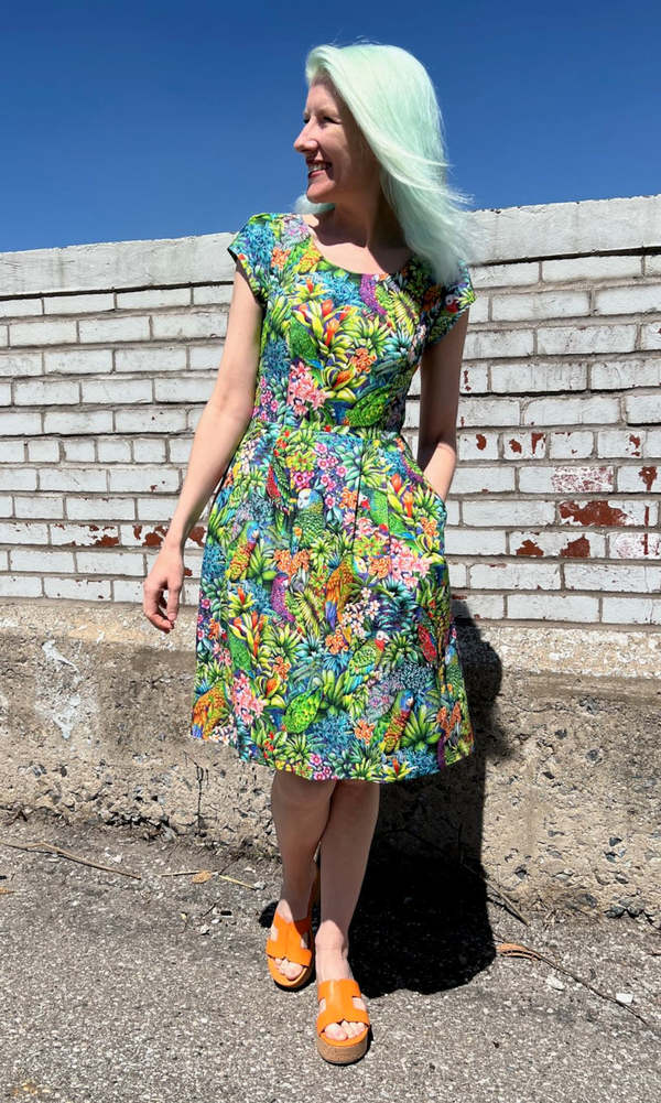 Birds of North America Gallinule Dress - Parrot Jungle