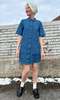 Birds of North America Turr Dress - Medium Wash - Thumbnail 3