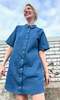 Birds of North America Turr Dress - Medium Wash - Thumbnail 4