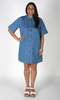 Birds of North America Turr Dress - Medium Wash - Thumbnail 6