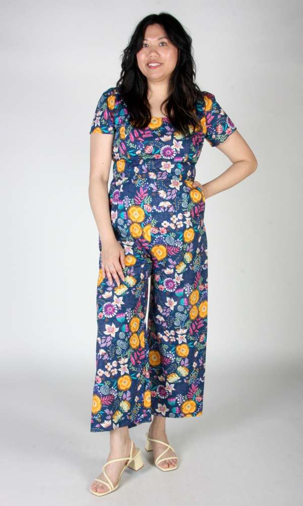 Birds of North America Whinchat Jumpsuit - Midnight Brilliance