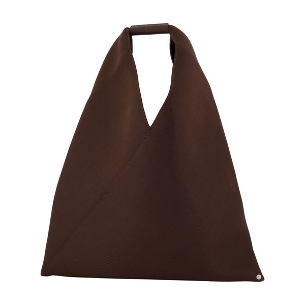 Triangular Shouldee Padding Maison Margiela Triangular Shoulder Bag With Padded Grip - Brown ...