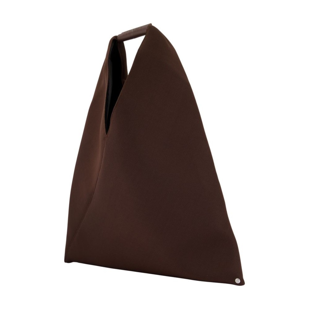 Triangular Shouldee Padding Maison Margiela Triangular Shoulder Bag With Padded Grip - Brown ...