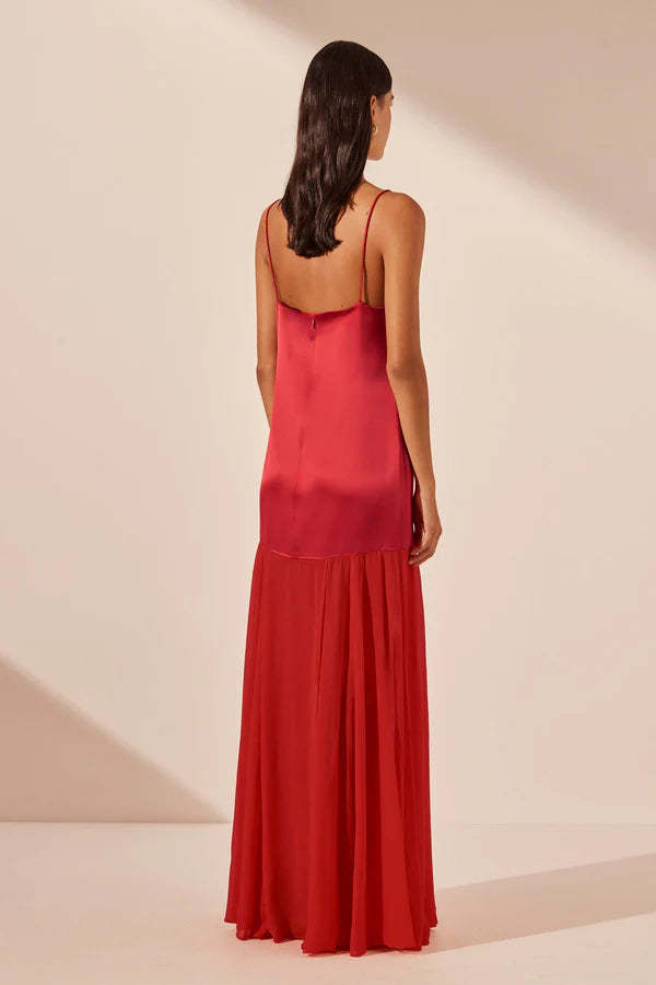 Shona Joy - Moraya Dropped Waist Maxi Dress