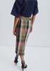Eve Gravel Lizzie Plaid Midi Skirt - Thumbnail 2