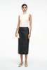 Staud Roman Leather Wrap Skirt - Thumbnail 2