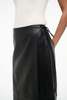 Staud Roman Leather Wrap Skirt - Thumbnail 7
