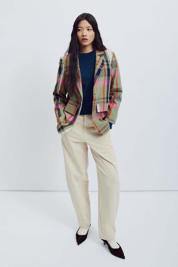 Eve Gravel Rory Jacket - Pink Tartan