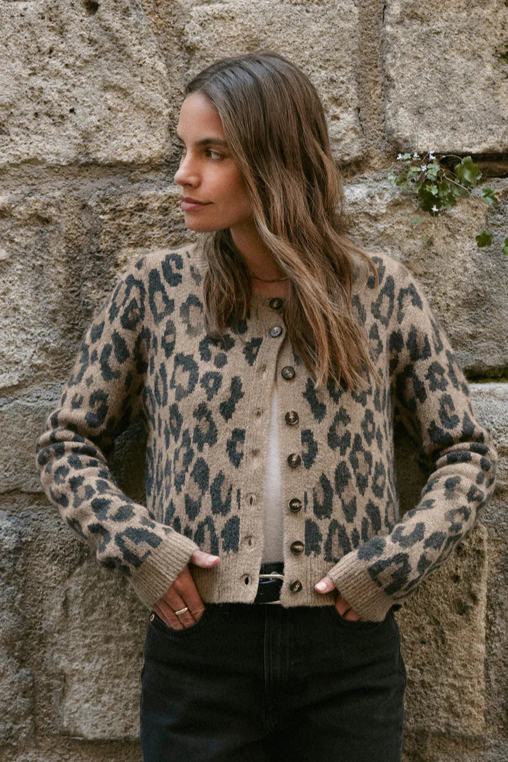 トップス TTT_MSW 21AW Lopard Cardigan Leopard Jacquard Cardigan | Talbots