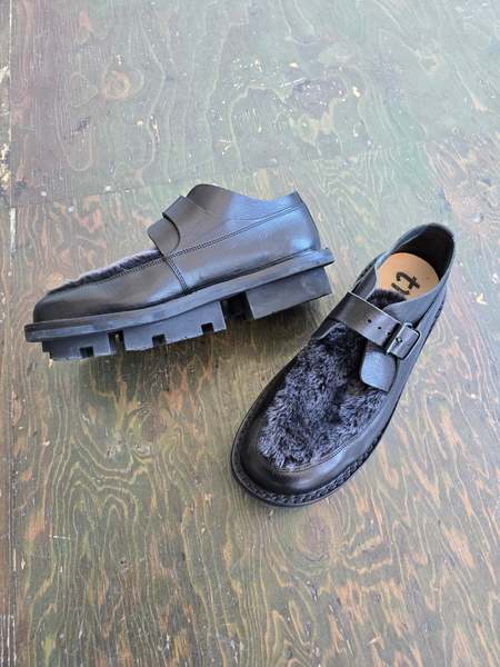 Trippen WAVE MOBY shoes - black/white waw | Garmentory