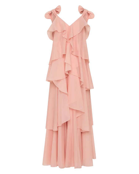 chinese dress ladies AJE 'Soundscape' Maxi in Black – HONEY HIRE BOUTIQUE main image 0