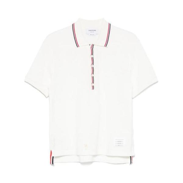 Thom Browne Polo Shirt - Natural White
