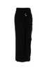 Jean Paul Gaultier Black Stretch Rayon Skirt - Black - Thumbnail 1