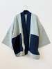 Happy French Gang Indigo Light Waves Coat - Thumbnail 1
