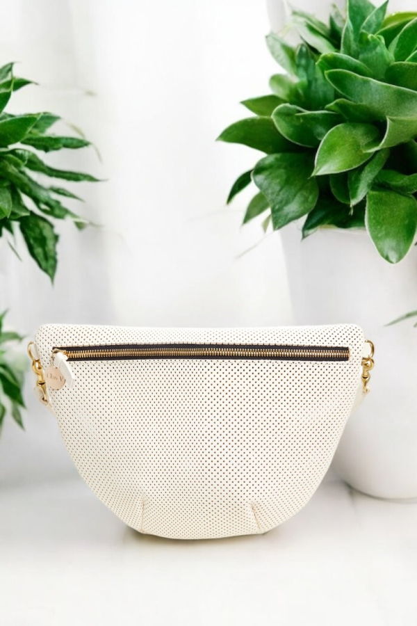 Clare V. Grande Fanny Bag - Cream