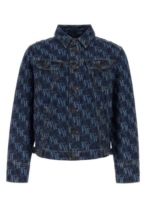 Vivienne Westwood Printed Denim Stormrider Jacket - VWFRAME