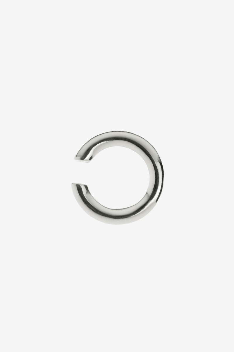 All Blues Almost Ear Cuff Thin - Polished Silver