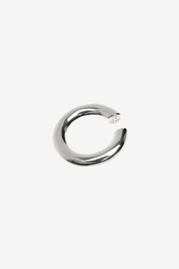 All Blues Almost Ear Cuff Thin - Polished Silver