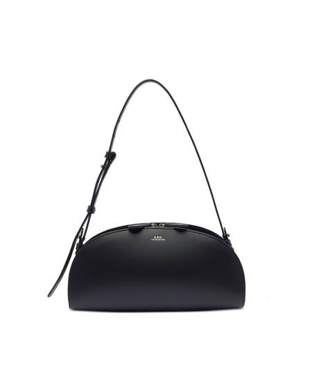 A.P.C. Sac Demi Lune Mini - Raffia Black | Garmentory