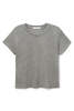 Perfect White Tee Harley Boxy Crew top - Heather Grey - Thumbnail 4