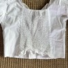 Jonathan Simkhai Thea Puff Sleeve Top - White - Thumbnail 3