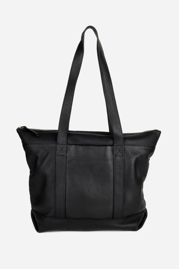 INTENTIONALLY __________. Nevada Leather Weekender Bag - Black