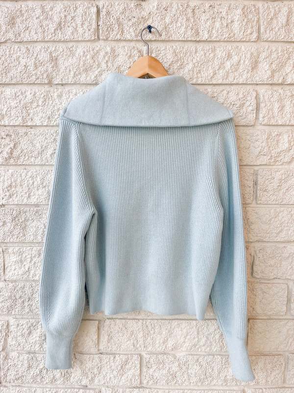 Varley Enrico Knit Jacket - Winter Sky | Garmentory