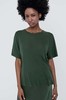 Silk Laundry Ribbed T-shirt - Cedar - Thumbnail 2