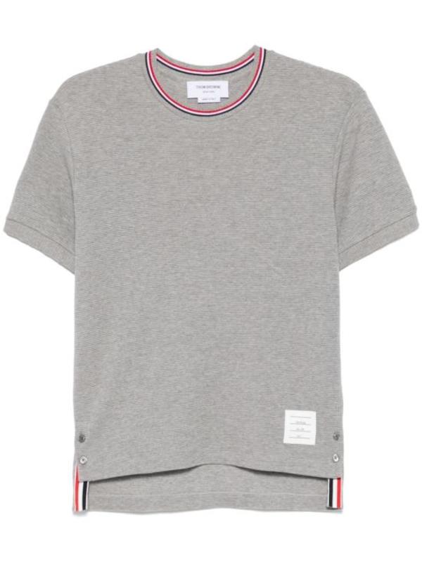 Thom Browne MJS287AJ0216055 T-Shirt - Lt Grey