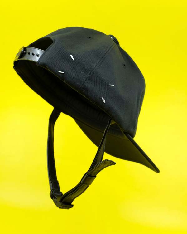 MARGIELA ジェットキャップ ブラック MARGIELA ジェットキャップ ブラック Maison Margiela - Riding Cap | HBX