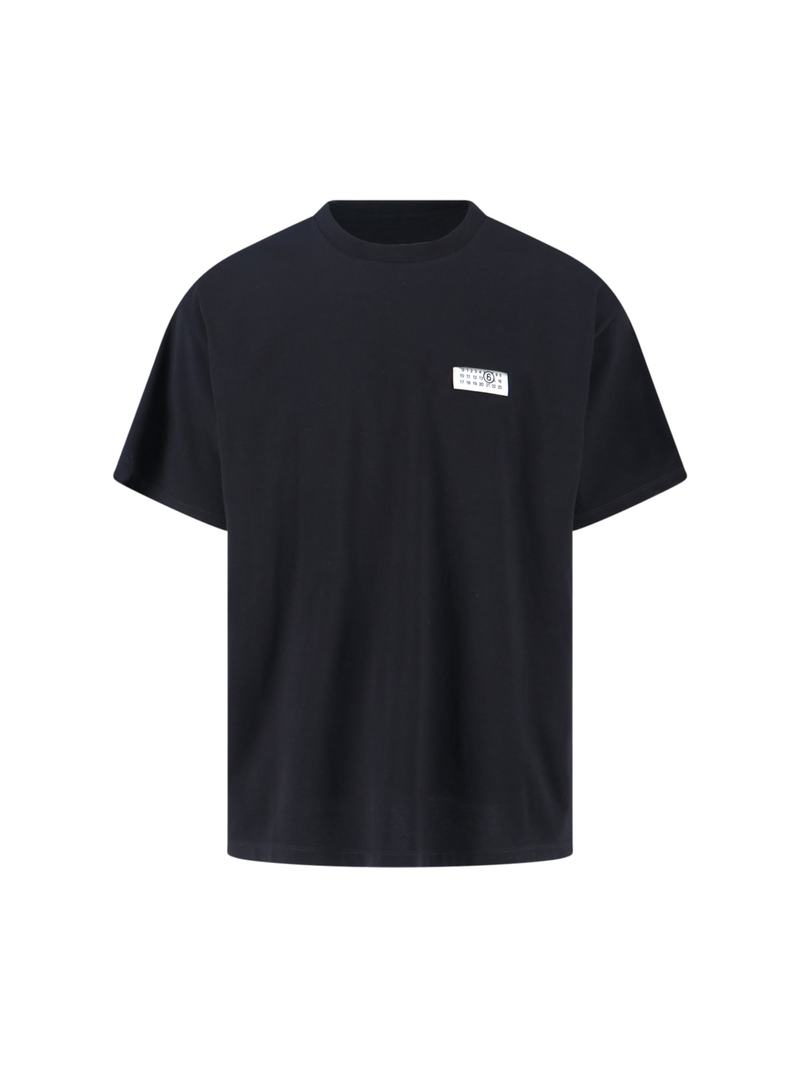 MM6 Maison Margiela Logo T-shirt - Black | Garmentory MM6 Maison Margiela Logo T-shirt - Black | Garmentory