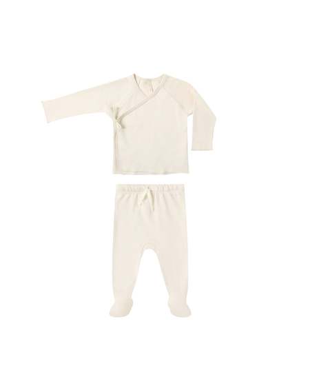 kids Misha & Puff Rib Longies - Rose Gold | Garmentory