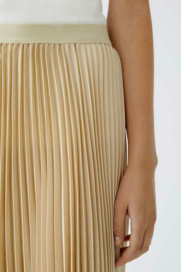 OUI FASHION Jupe Midi Plisse Skirt