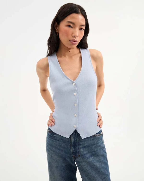 Veronica Beard Hoorne Camisole - Bluebell