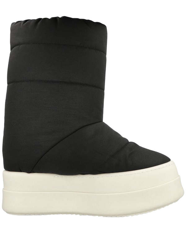 Rick Owens Mega Bumper Lunar Boots - Black/Milk