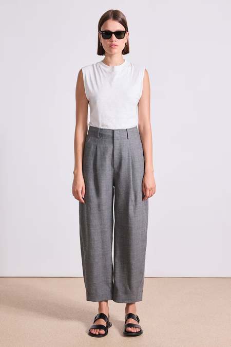 Baserange Unir Silk Velvet Pants - Green | Garmentory Baserange Unir Silk Velvet Pants - Green | Garmentory