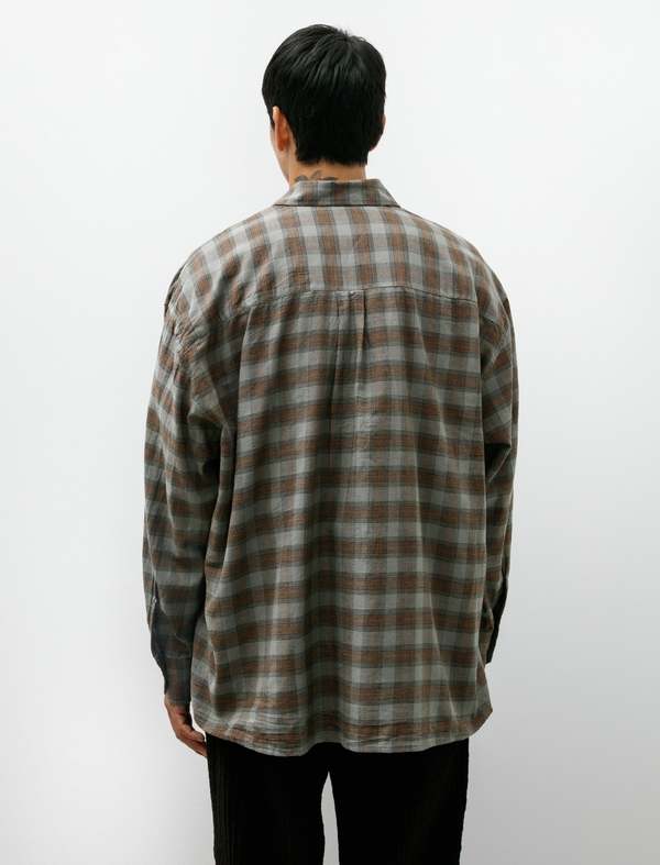 Our Legacy Borrowed Shirt Iowa Flannel Check Shirt | Garmentory