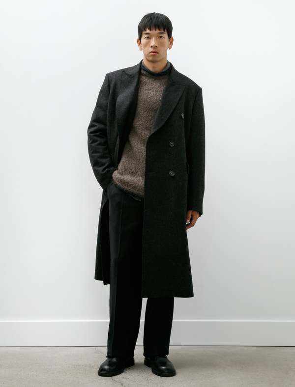 Our Legacy Whale Coat Granite Water Repellent Melton Coat | Garmentory